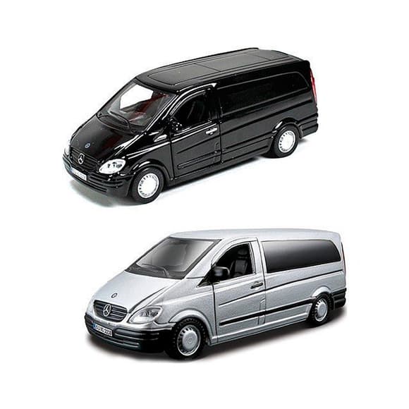 Автомодель - Mercedes-Benz Vito (ассорти серебристый, черный1:32)