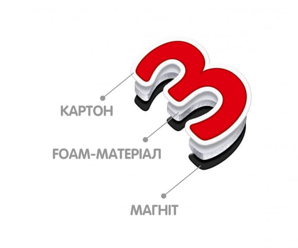 Математика на магнитах VT5411-04 на укр. языке