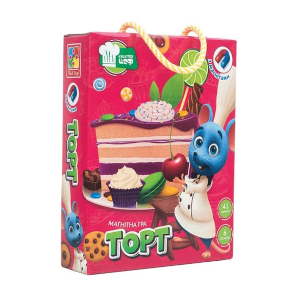 Детская настольная игра Вкусности VT3004 магнитная 