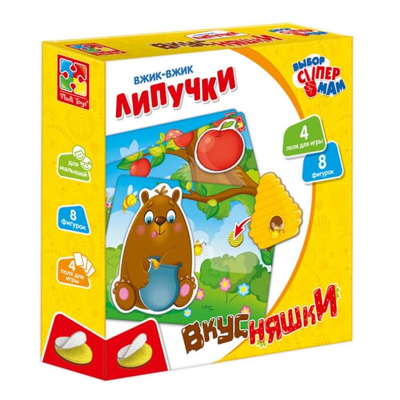 Детская настольная игра Вжик-вжик VT1302-22 на липучках                                                       