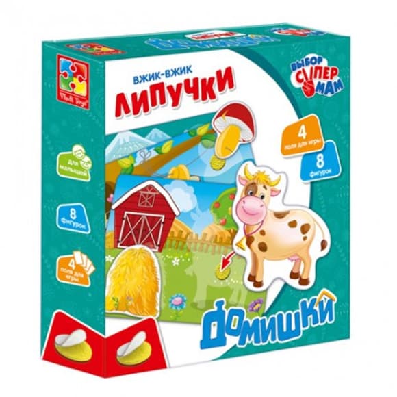 Детская настольная игра "Вжик-вжик" VT1302-24 на липучках                                                        