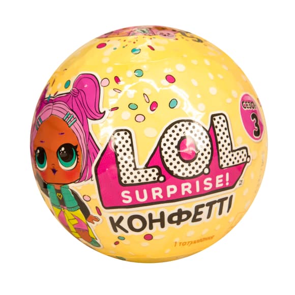 Игровой набор с куклой L.O.L. S3 - КОНФЕТТИ