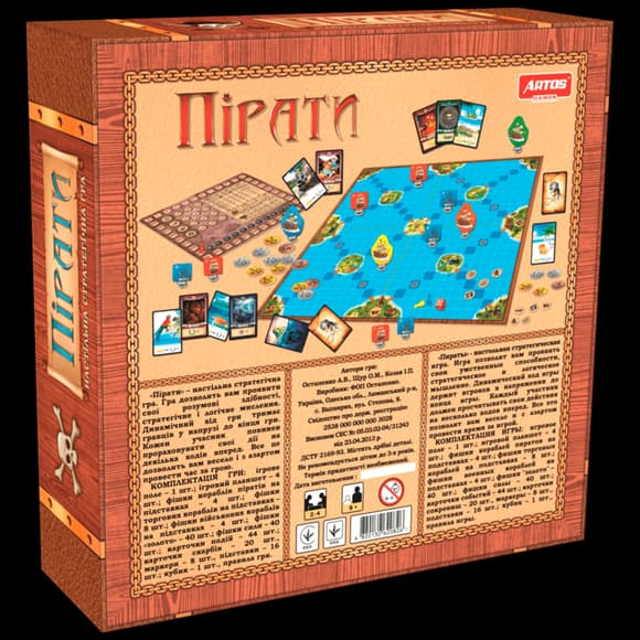 Настольная игра "Пираты" 0826 от 8 лет