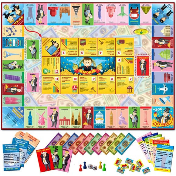Настольная игра "Магнат" 82227 на укр. языке