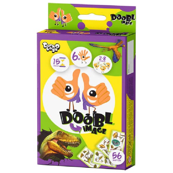 Развлекательная настольная игра "Doobl Image" DBI-02U на укр. языке