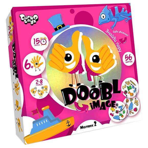 Розважальна настільна гра "Doobl Image" DBI-01-01U укр. мовою 