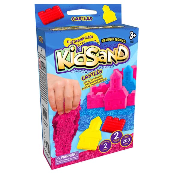 Кинетический песок KidSand KS-05, 200 г в наборе