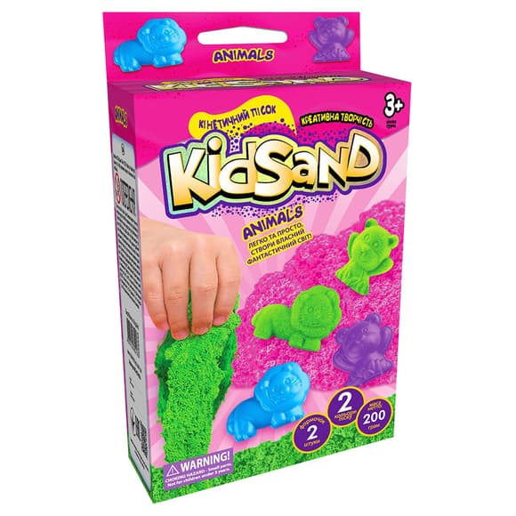 Кинетический песок KidSand KS-05, 200 г в наборе