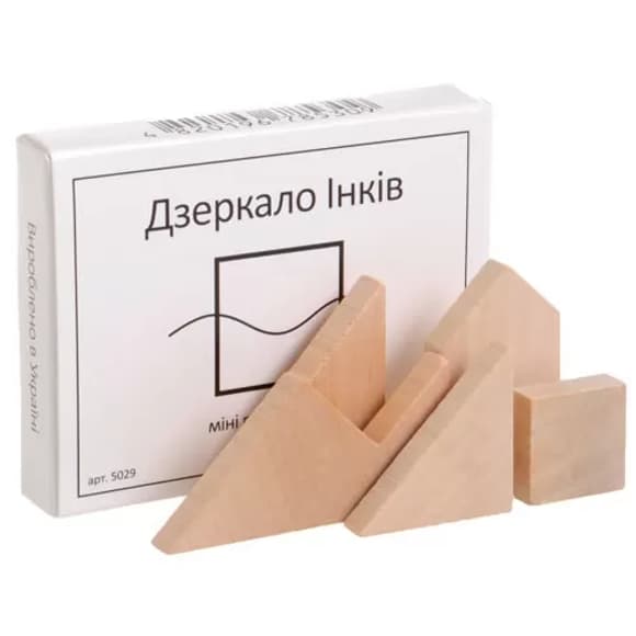 Мини головоломка Зеркало Инков. Заморочка 5029 деревянная                                                  