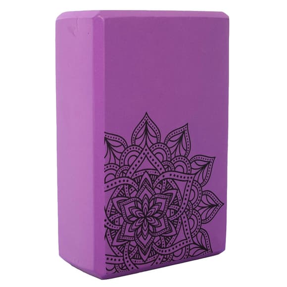 Блок для йоги і розтяжки MS 0858-5 з малюнком 