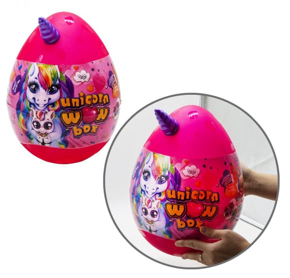 Набор для творчества в яйце "Unicorn WOW Box" UWB-01-01U для девочек