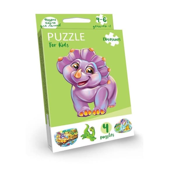Дитячі розвиваючі пазли "Puzzle For Kids" PFK-05-12, 2 картинки 