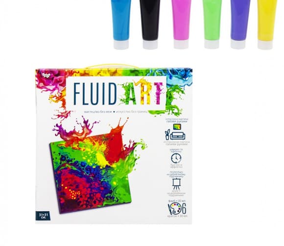 Набор креативного творчества "Fluid ART" FA-01-01-2-3-4-5, 5 видов