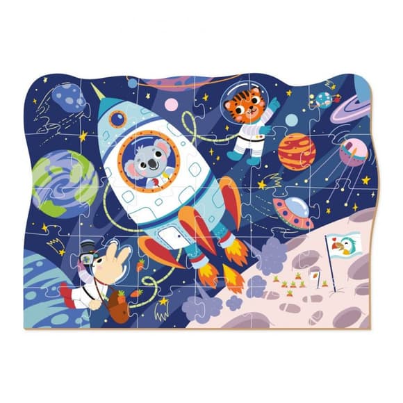 Дитячий пазл "Екскурсія в Космос" DoDo 300374, 30 ел.