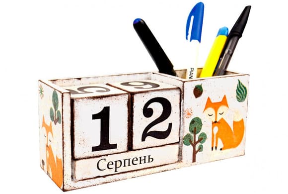 Набір для творчості "Декупаж" (D-001/1) Вічний календар-підставка