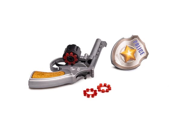 Игрушечный револьвер  "Mr. K" Golden Gun 237GG с пистонами