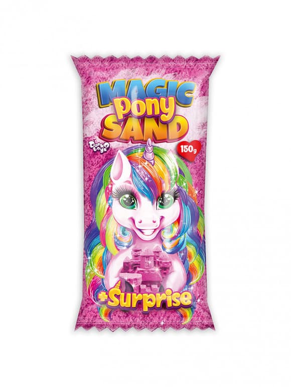 Набір для творчості "Кінетичний пісок "Magic Pony Sand" MPS-01-01, 150 г 