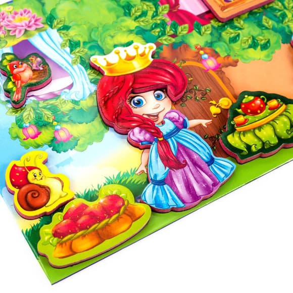 Магнитная игра для детей "Клубничная принцесса" RK2060-03