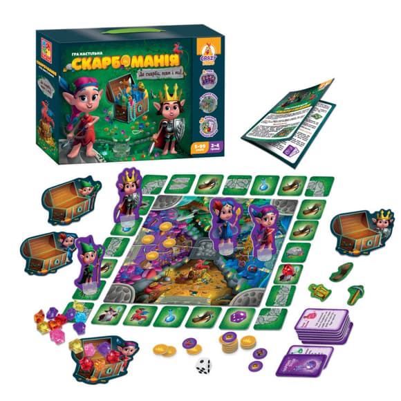 Игра настольная "Скарбоманія" Vladi Toys VT8055-30 (укр)