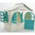 Игровой Домик со шторками Doloni Toys 02550/15 Бело-Бирюзовый