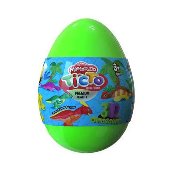 Набор креативного творчества "Тесто для лепки Master Do" Dinosaurs EGGS ТМD-08-01U