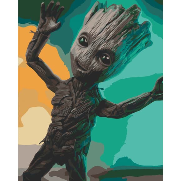 Картина по номерам "Грут танцует" Art Craft 16003-AC 40х50 см