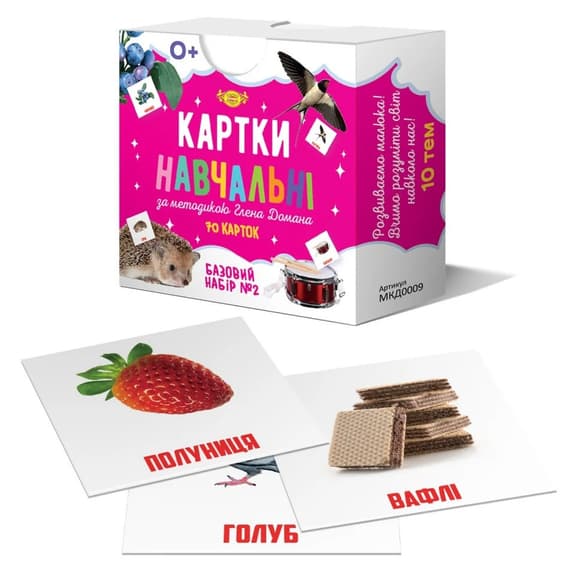 Картки навчальні Глена Дом ана №2 Майстер MKD0009 рус