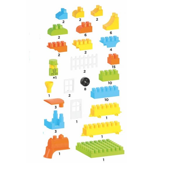 Игрушка "Конструктор ТехноК", арт.6573TXK 90 дет.