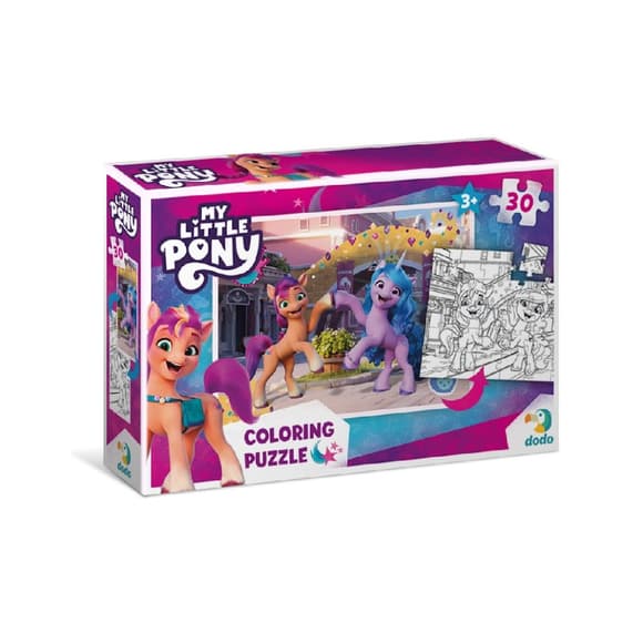 Детские Пазлы 2в1 My Little Pony "Подружки и радуга" DoDo 200134 30 элементов