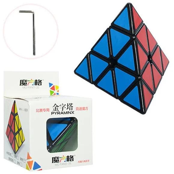 УЦЕНКА!!! Головоломка пирамидка Pyraminx black 394-12-UC