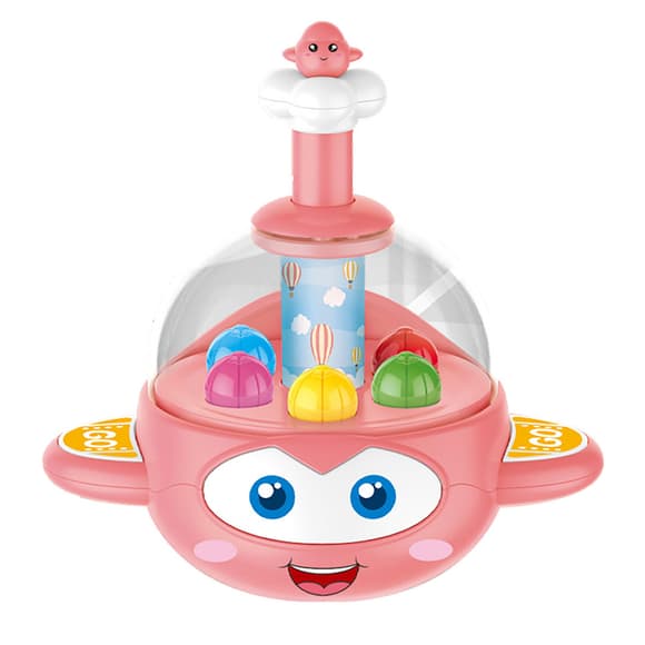 Дитяча дзиґа "Літак" Limo Toy BM1201, 16 см