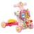 Детские ходунки-каталка "Первые шаги 4 в 1" HUANGER HE0827(Pink) музыкальные