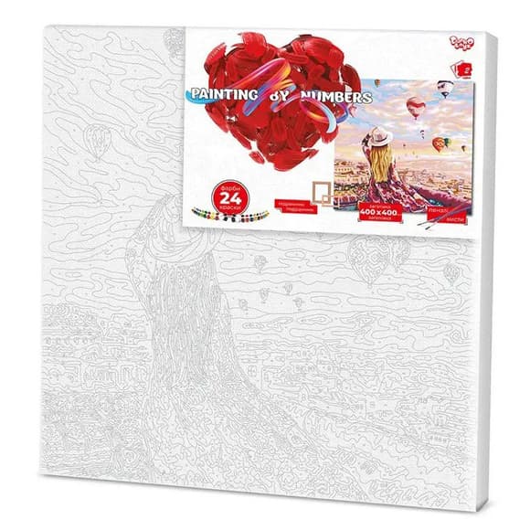 Картина по номерам "Каппадокия" Danko Toys KpNe-40х40-02-03 40x40 см