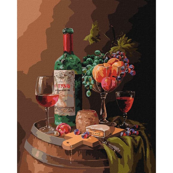 Картина по номерам "Романтический ужин" ©MariaGordeevaART Идейка KHO5659 40x50 см
