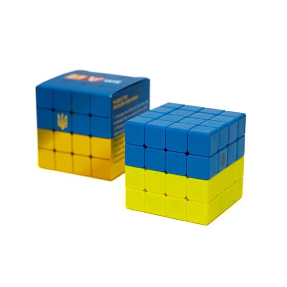 Головоломка Умный кубик 4х4х4 "Флаг Украины" SCU444 (Bicolor Smart Cube 4x4x4 "Ukraine")
