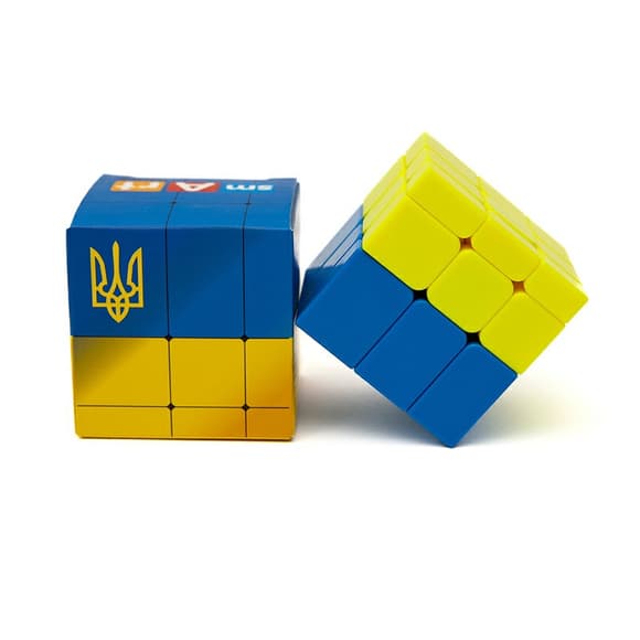 Головоломка Умный кубик  SCU333 "Флаг Украины" (Bicolor Bump Smart Cube "Ukraine")