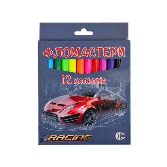 Дитячі Фломастери "Картон" 950-12 12 кольорів