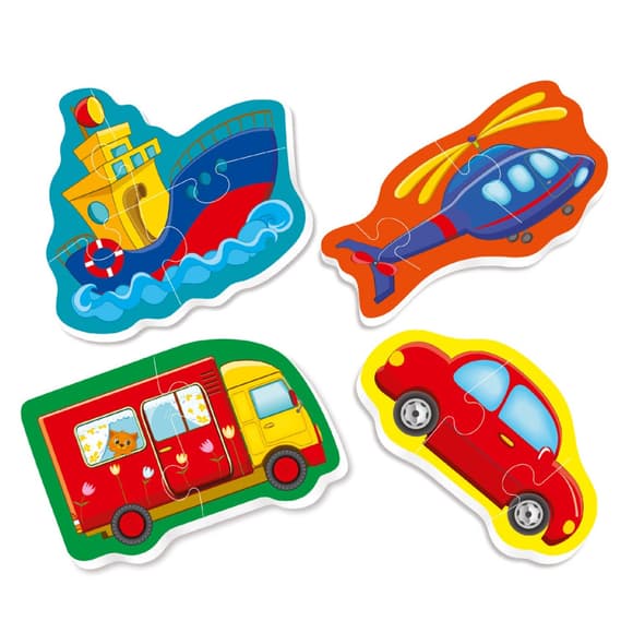 Детские пазлы Baby puzzle "Транспорт" Vladi toys VT1106-96