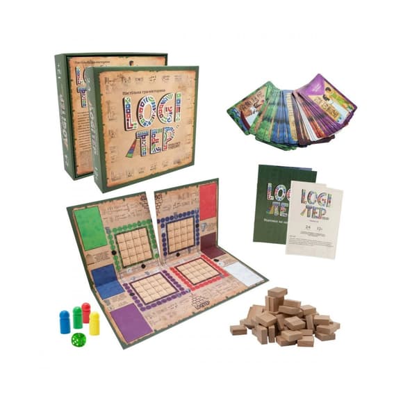 Настольная игра-викторина "Logi Tep" Strateg 30269 на украинском языке