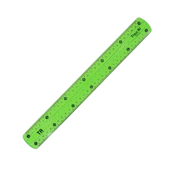 Линейка неломайка ESA-0031 мягкий пластик, 30 см