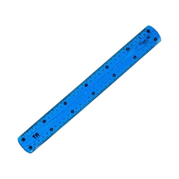 Линейка неломайка ESA-0031 мягкий пластик, 30 см