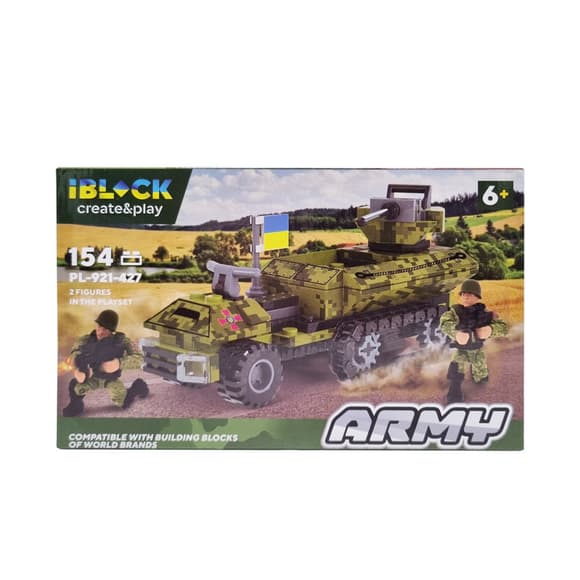 Конструктор детский Армия IBLOCK PL-921-427, 4 вида