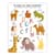 Обучающая тетрадь English for kids: My Funny ABC Sticker Book 20904 с  наклейками