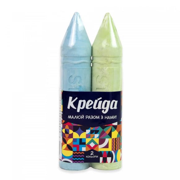 Мел "Карандаш большой" 50125, 2 штуки 