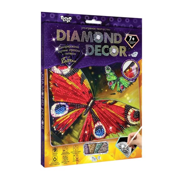 Набор креативного творчества Бабочки DD-01-10 "DIAMOND DECOR"