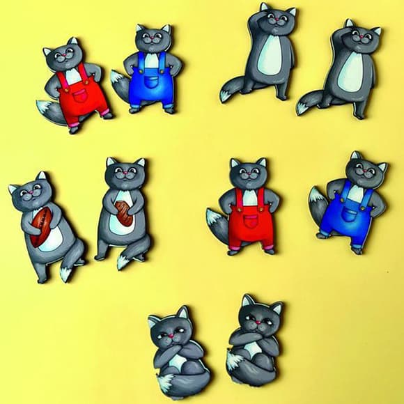 Настольная игра "Найди одинаковых кошек" Ubumblebees (ПСД217) PSD217 на внимание