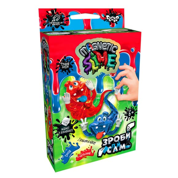 Безопасный набор для проведения опытов "Crazy Slime Magnetic" SLM-Mg-02-01U,02U мини 