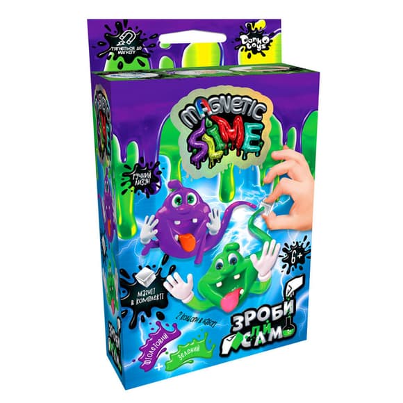 Безопасный набор для проведения опытов "Crazy Slime Magnetic" SLM-Mg-02-01U,02U мини 
