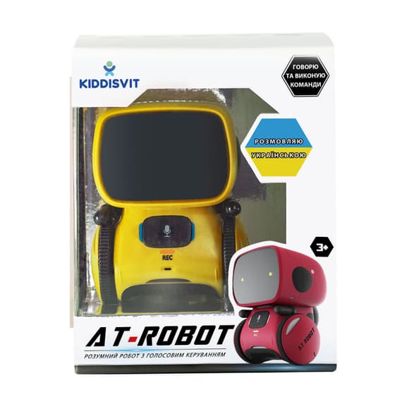 Интерактивный робот AT-Robot AT001-03-UKR с голосовым управлением