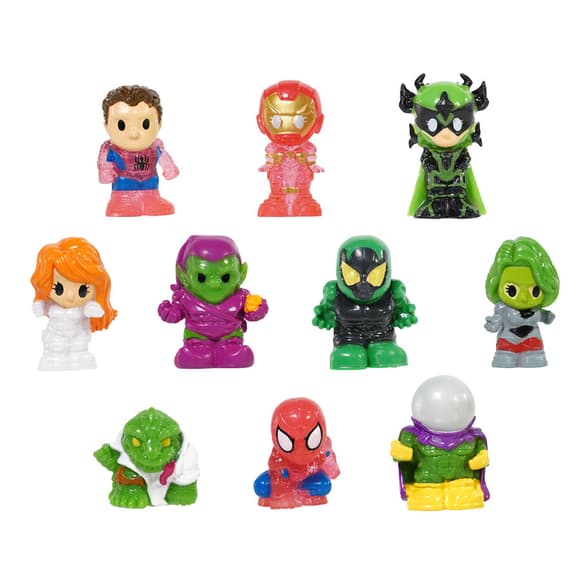 Фигурка-сюрприз в капсуле, меняющая цвет Марвел Ooshies 20997, 10 видов в ассортименте